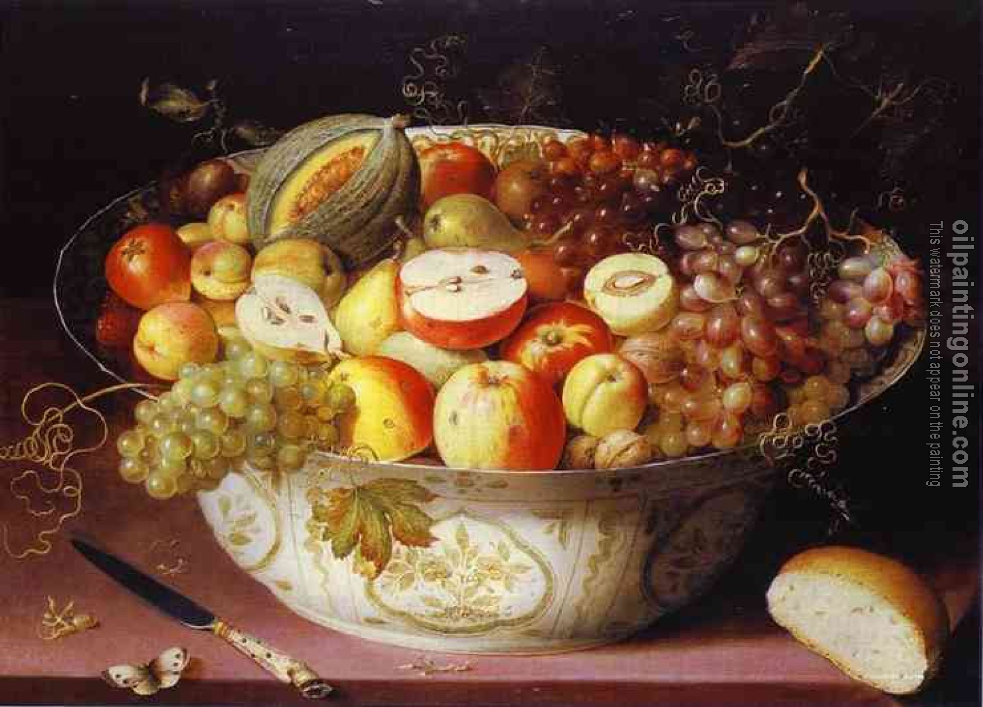 Beert, Osias - Still Life of fruit in a Wan-li Bowl